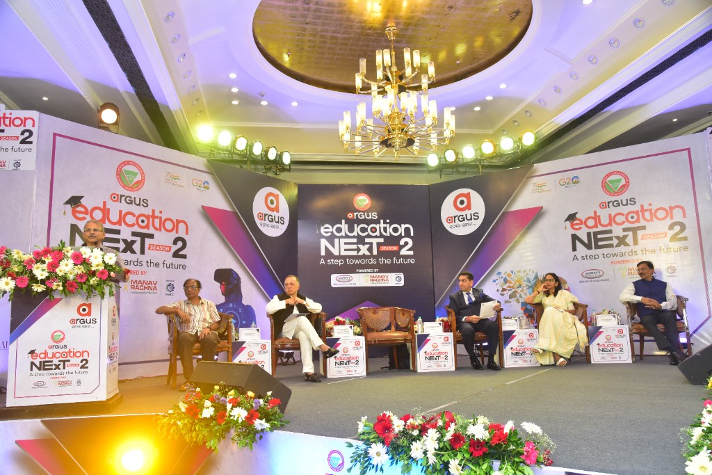 Argus Education Next Season 2: wide view of the ballroom stage and audience